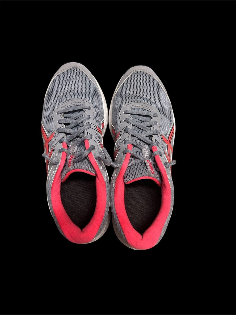 Asics Gray and Pink Women's Running Sneakers size 9